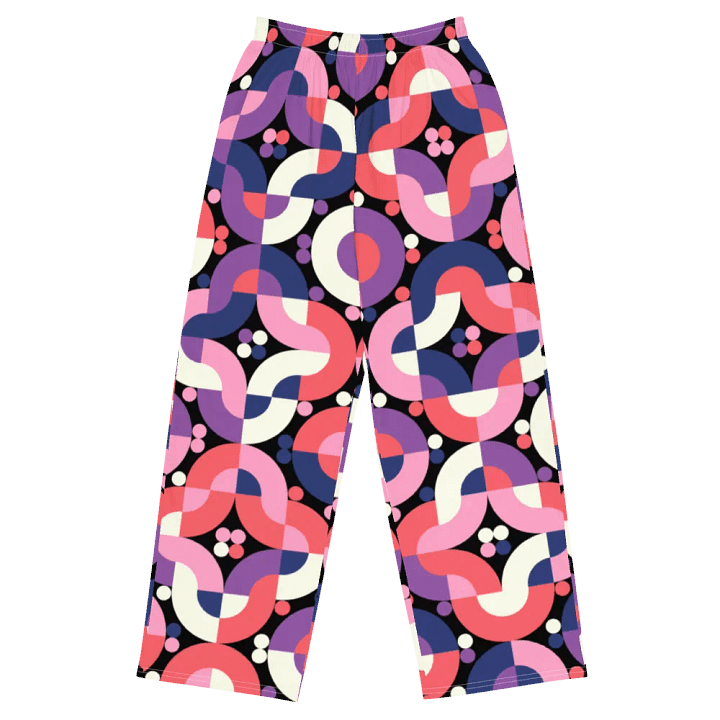 BUIII Retro Harmony: Amethyst Dawn Wide-Leg Pants product image (1)