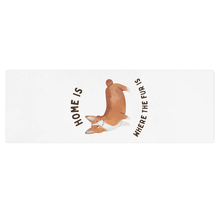 Home Is Where the Fur Is – Pet Lover’s Yoga Mat product image (1)