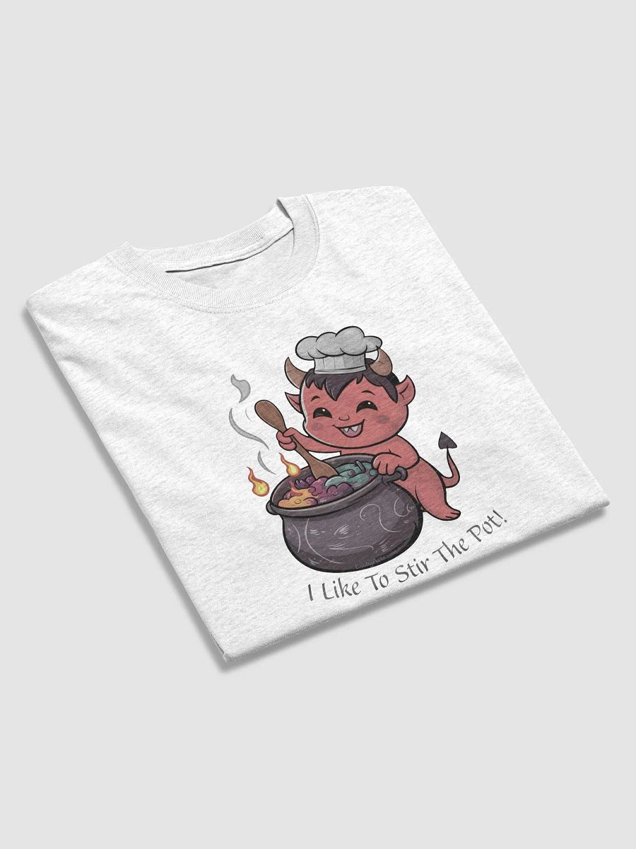 I Like To Stir The Pot Happy Devil Heavyweight Tee product image (35)