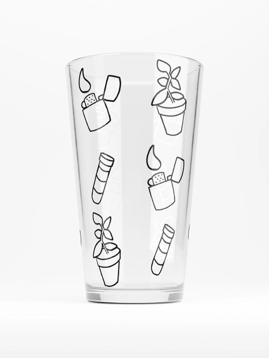 SURVIVAL INVENTORY PINT GLASS product image (1)