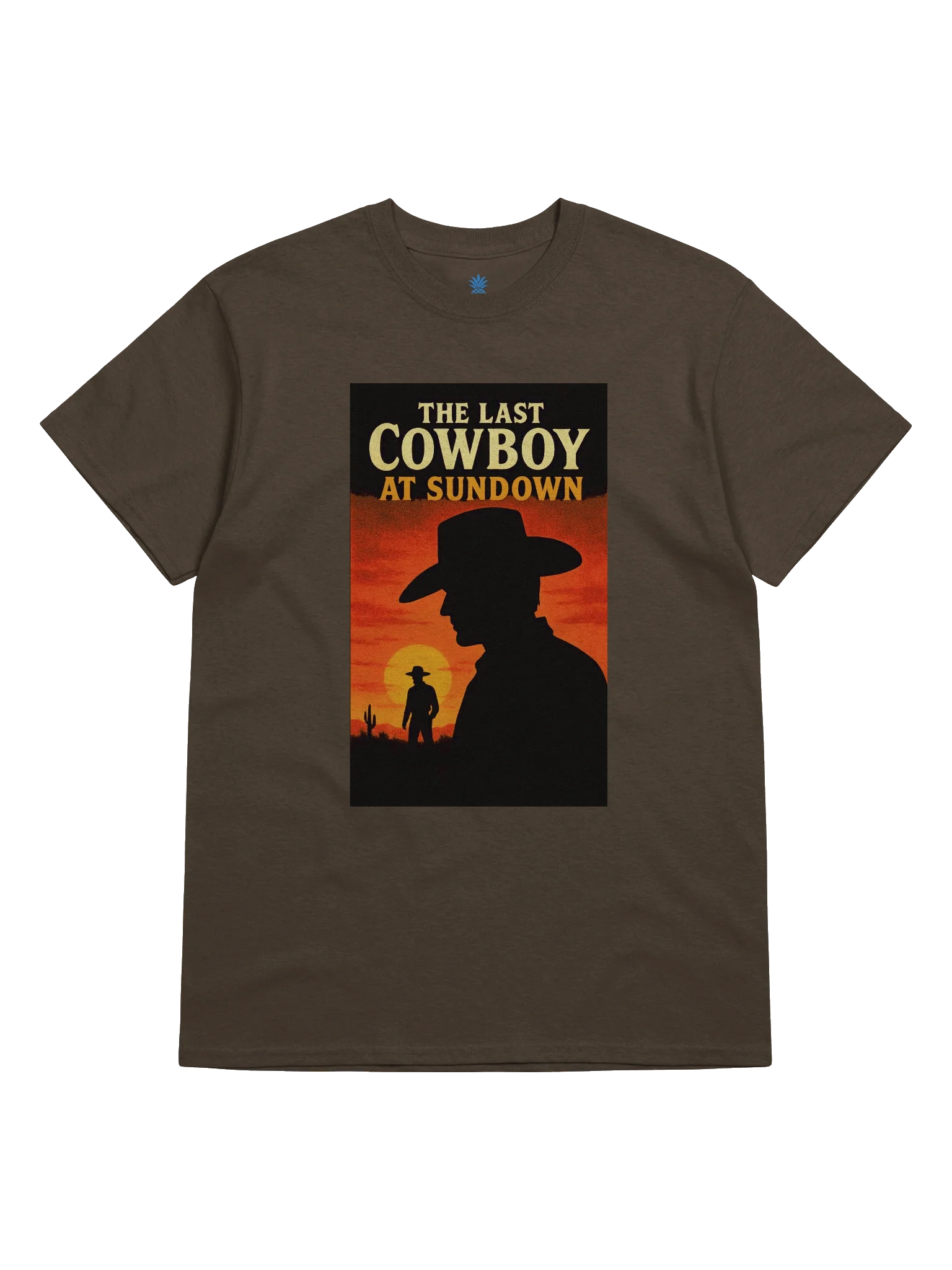 The Last Cowboy at Sundown Faux 1950's Film Poster Boxy Fit Unisex T-Shirt product image (17)