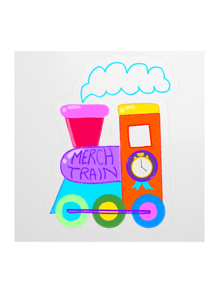 Merch Train Engine Sticker product image (1)