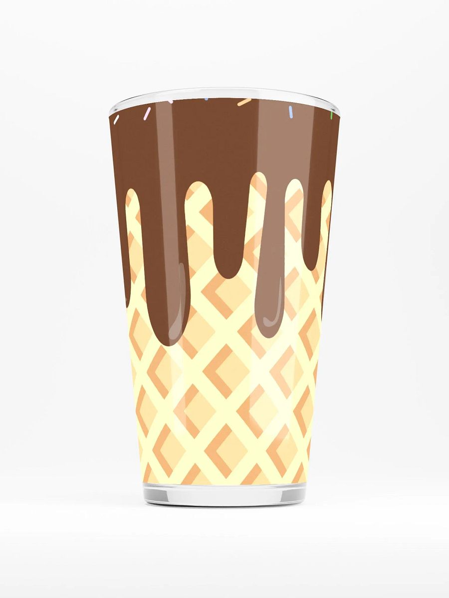 Chocolate Drip Waffle Shaker Pint Glass product image (2)