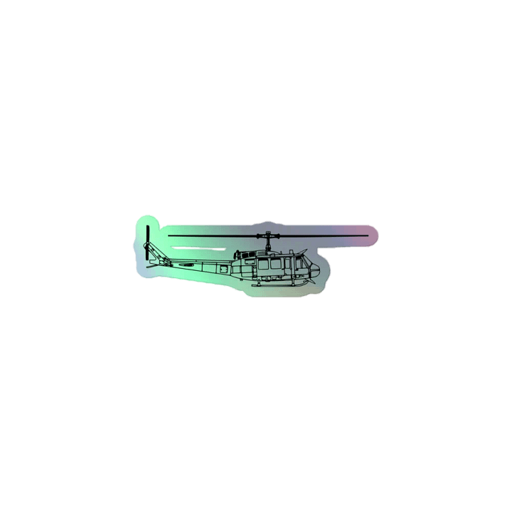 UH-1H Huey Side Profile Sticker product image (1)