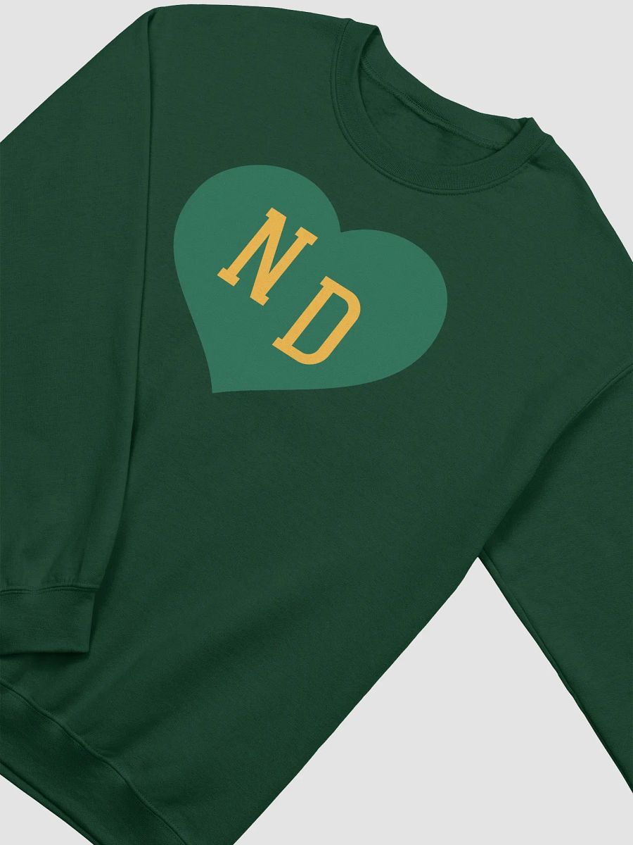 ND Heart Green Sweatshirt product image (2)