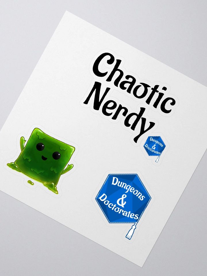 Chaotic Nerdy - Sticker Sheet product image (2)