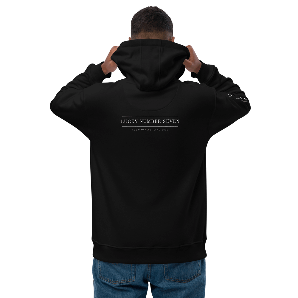 LUCKY NUMBER SEVEN Abstract Elegance Eco Hoodie product image (4)