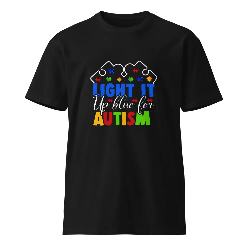 Light It Up Blue for Autism T-Shirt product image (1)