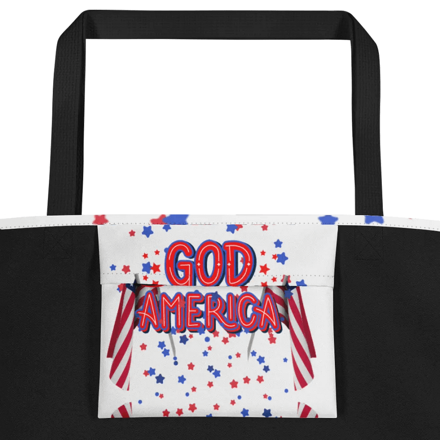 Patriotic Symmetry All-Over Tote Bag for Moms friends colleagues product image (2)