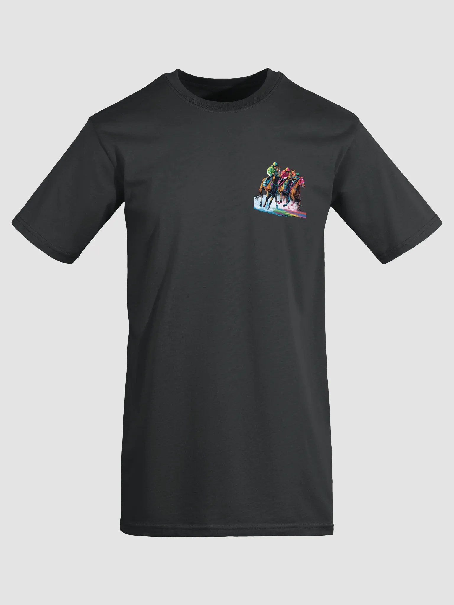 Colorful Horse Racing Derby Party T-Shirt product image (3)