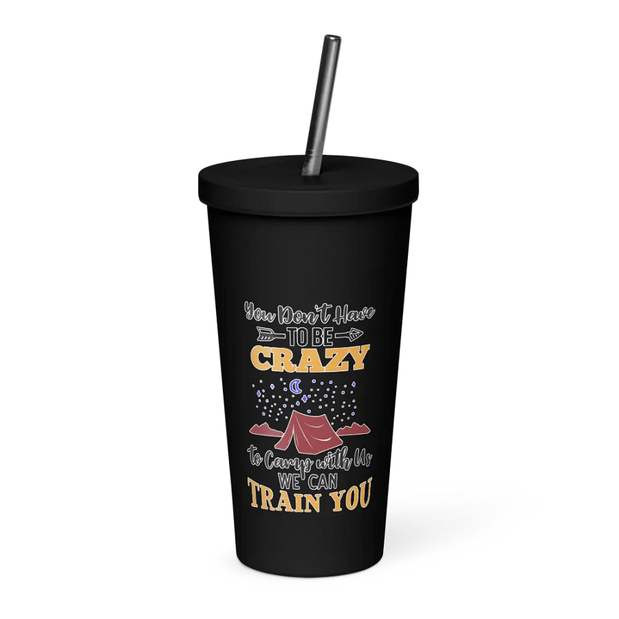 Crazy Camping Insulated Tumbler product image (1)