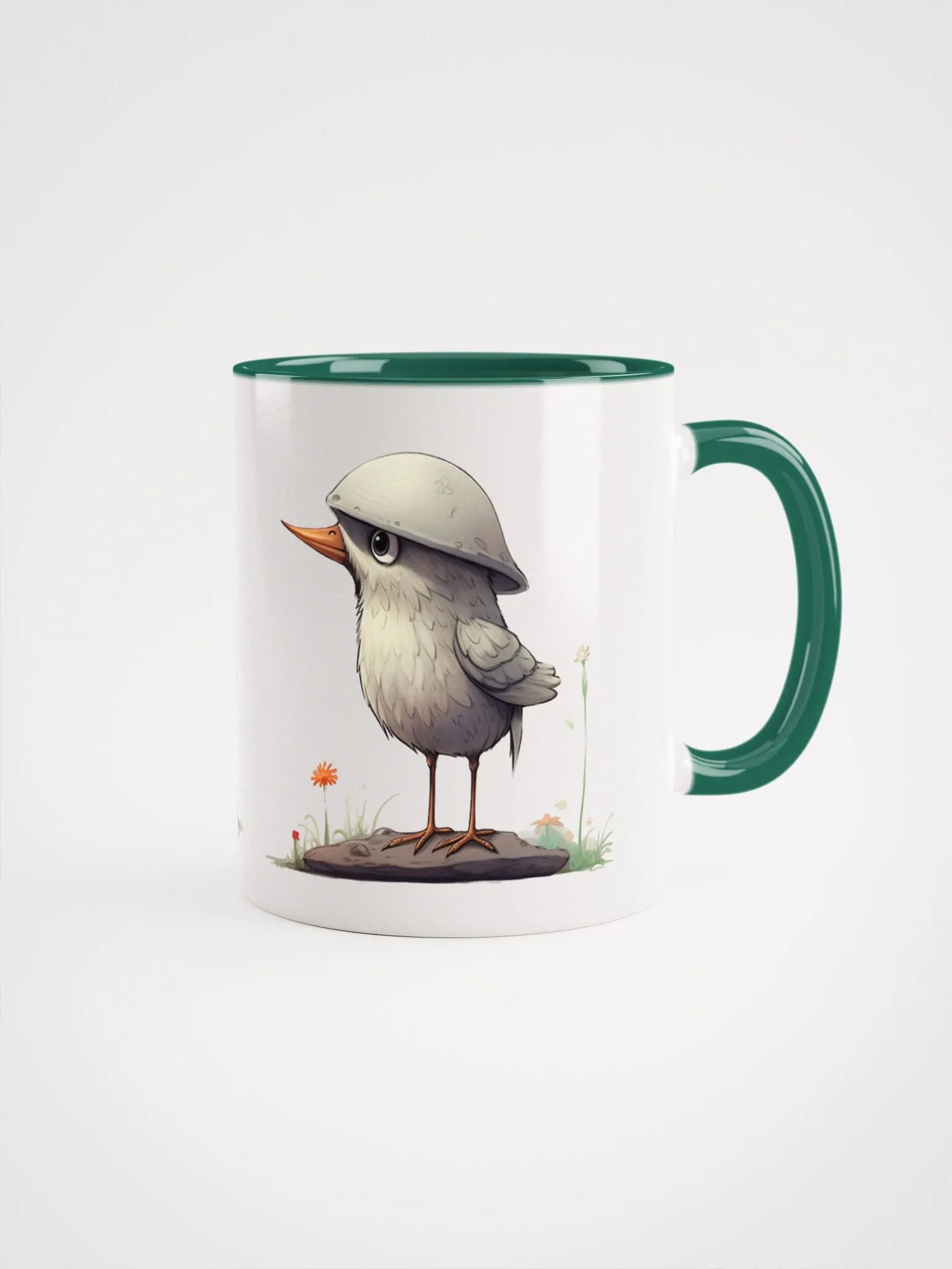 Whimsical Bird & Mushrooms Wonderland Mug: Limited Edition product image (1)