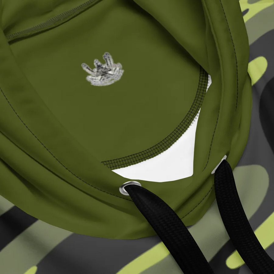 Green & Camouflage Anchor Hoodie product image (3)