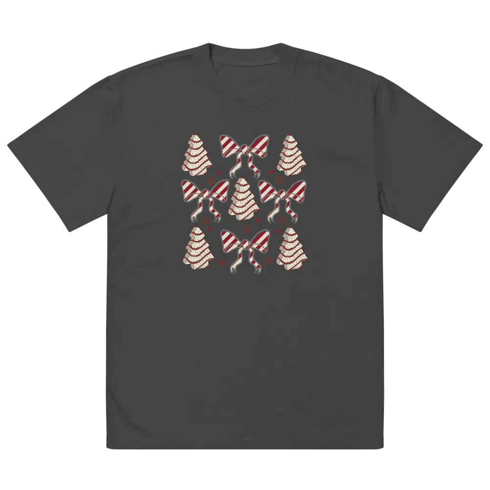 Festive Faded Christmas Tree T-Shirt product image (5)