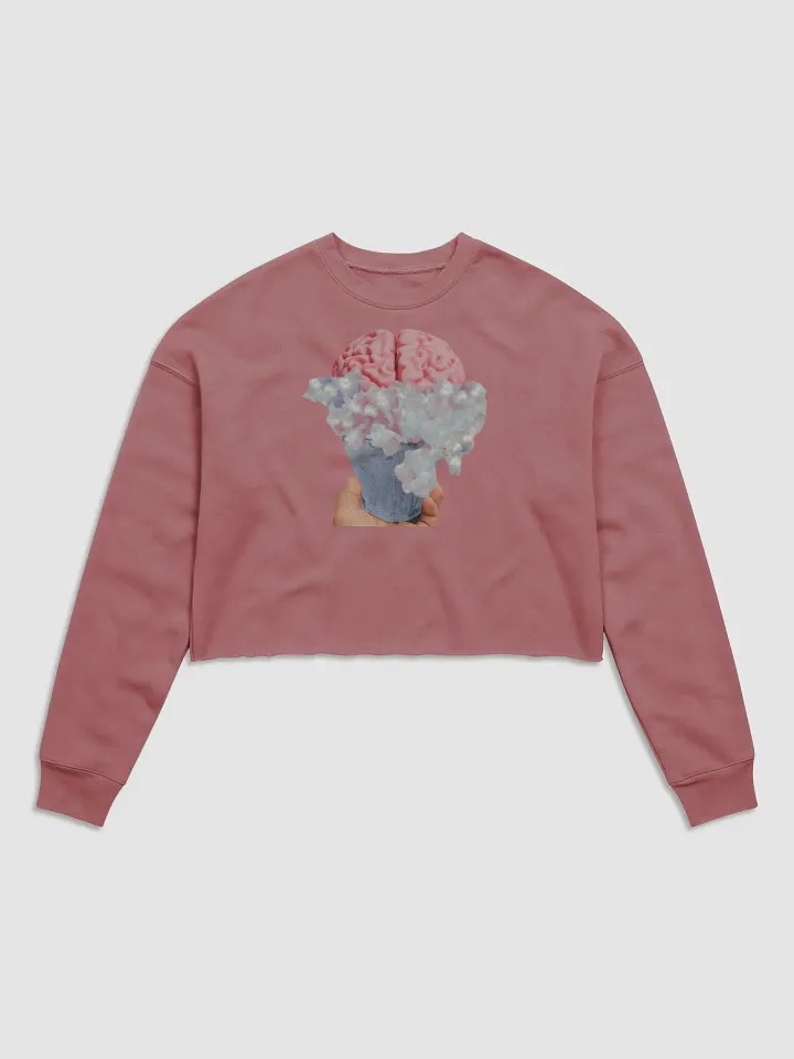 Brain Bath Cropped Sweatshirt product image (17)