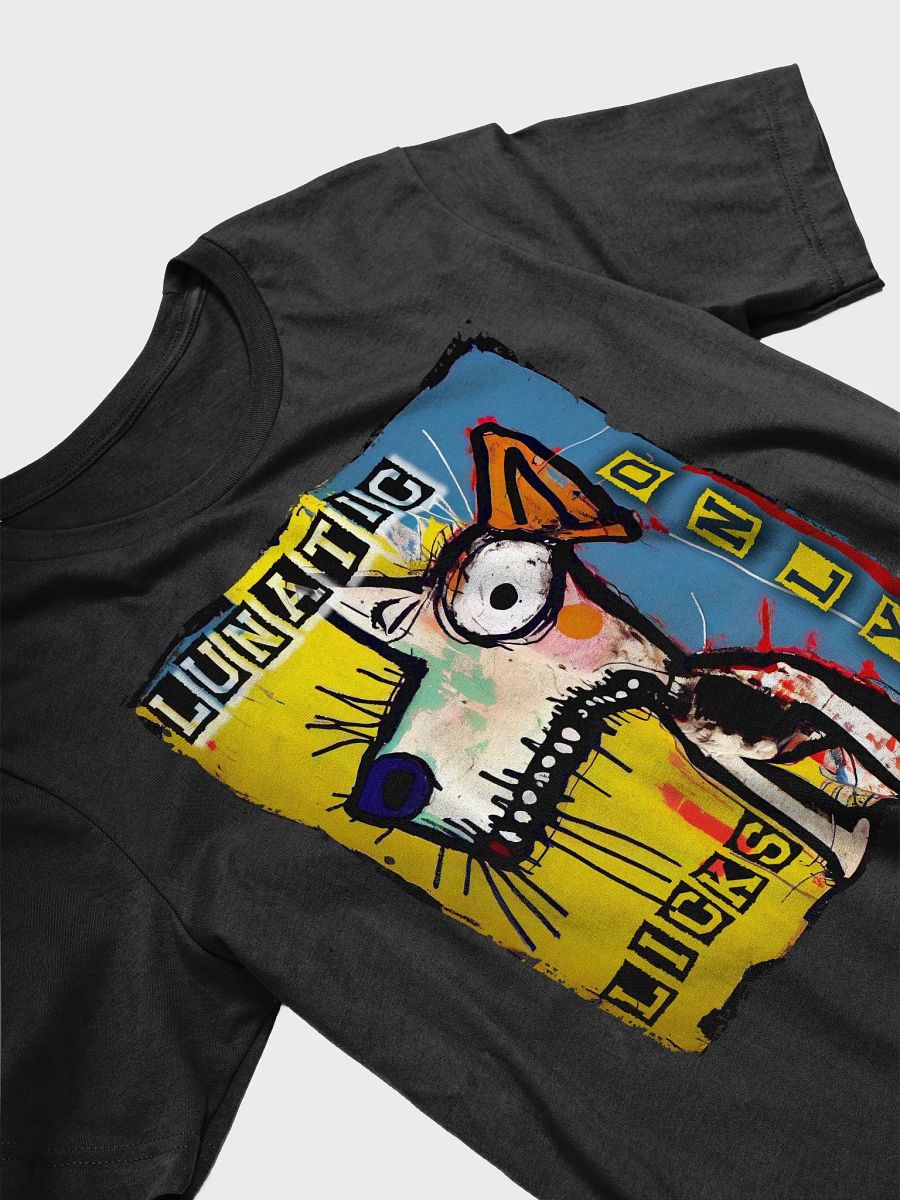 "Lunatic Licks" Abstract Dog Graphic Unisex T-Shirt product image (2)