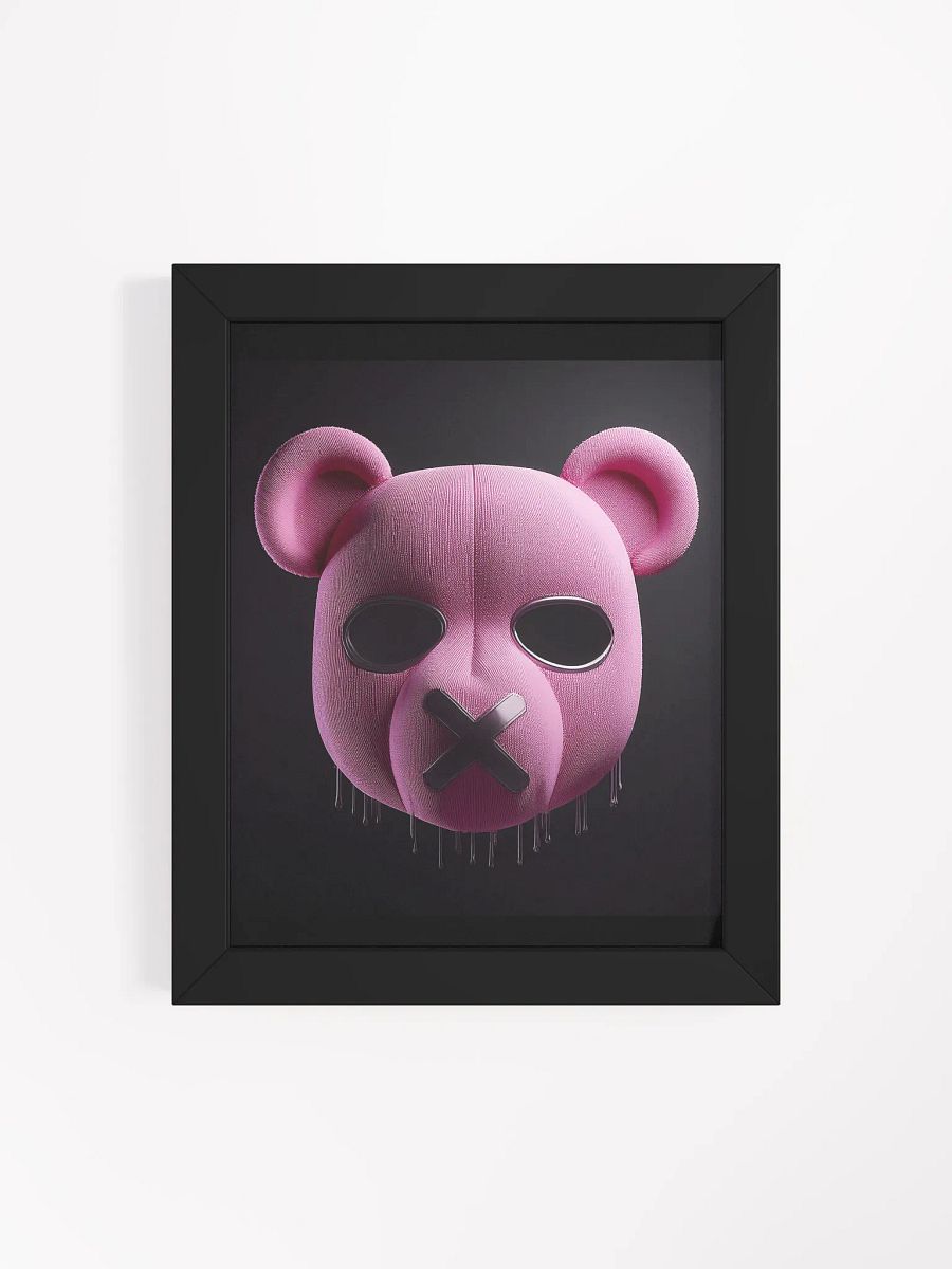 Framed Pink Masked Bear product image (4)
