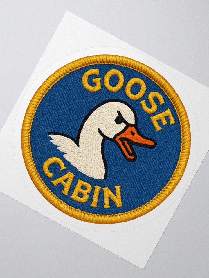 GOOSE CABIN BADGE STICKER product image (3)