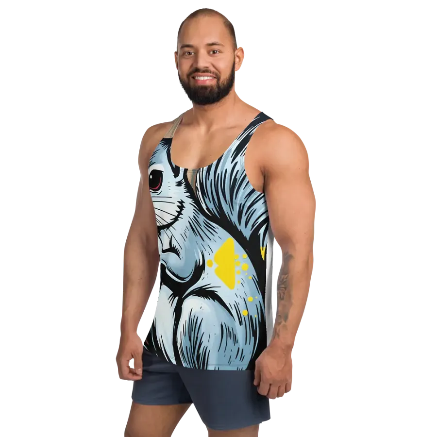 Squirrel Vibes All-Over Tank unisex product image (2)