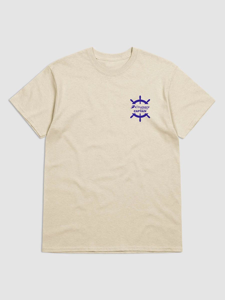 Cruisers Yachts Captain - T-Shirt - Light Shirt w/Blue Logo product image (3)
