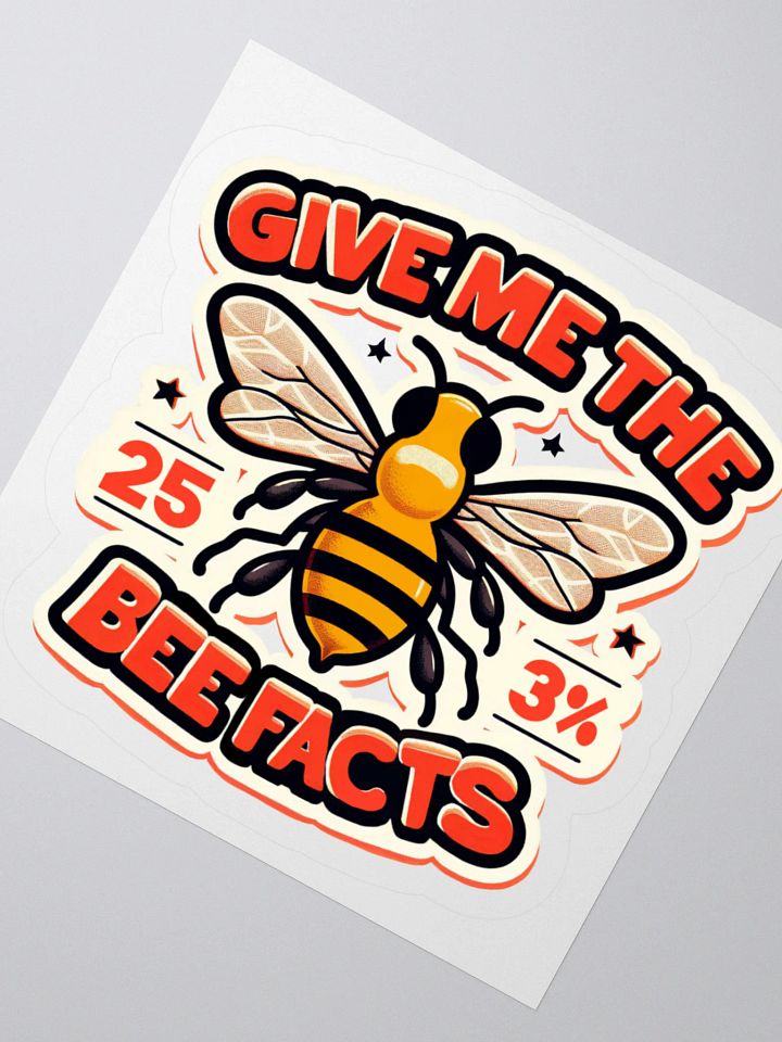 Bee Facts Sticker product image (6)
