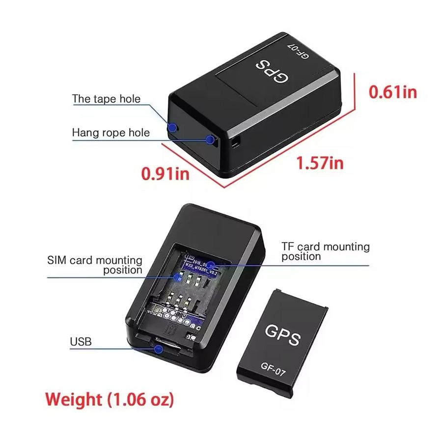 Dont touch my car Micro Magnetic GPS Tracker ( Vehicle Motorcycle Real-time Anti-theft Tracking Monitor, Personal Anti Loss Positioning Mini GPS ) product image (4)