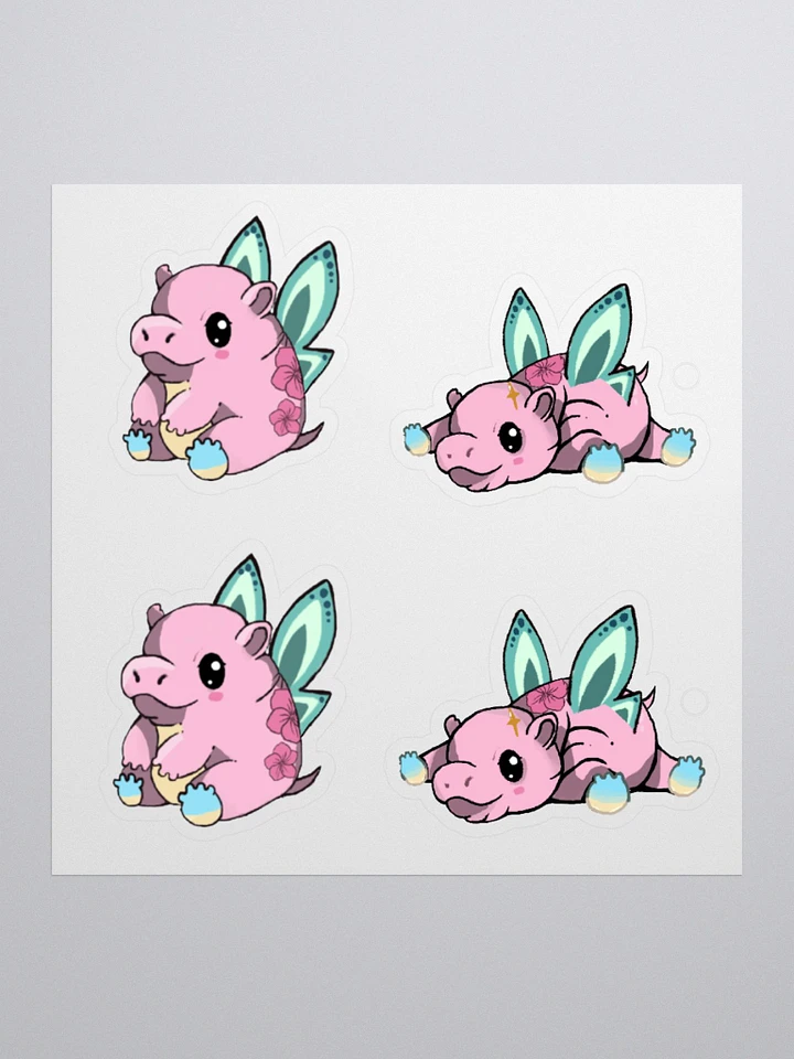 happy the hippo stickers🦛 product image (1)