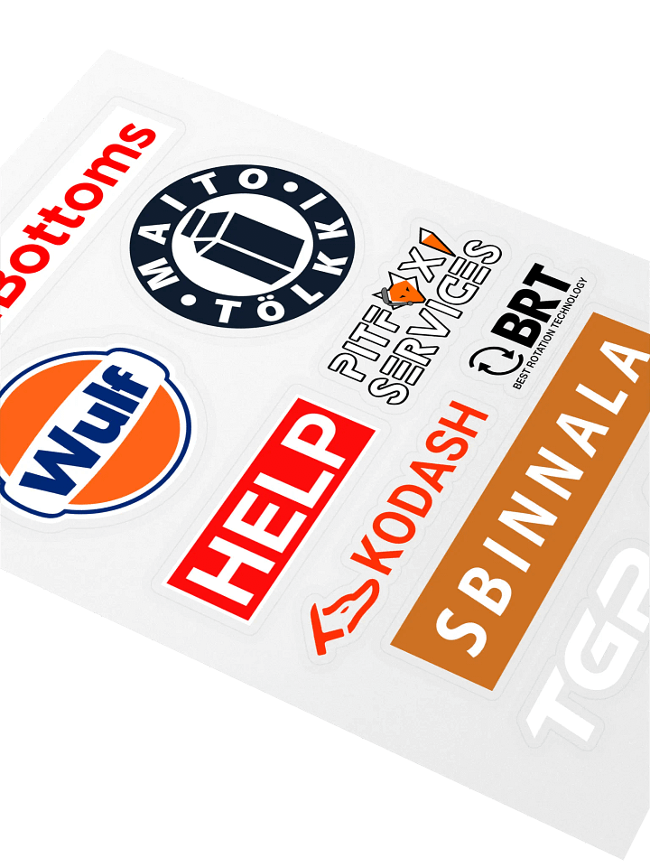 Tig Gang Racing Sticker Sheet product image (2)