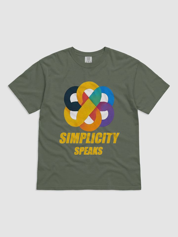 Simplicity Speaks Abstract T-Shirt product image (2)