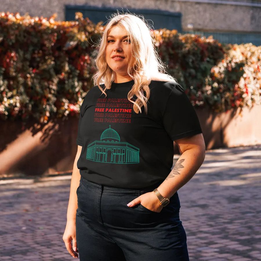 Free Palestine Al-Aqsa Mosque Organic Shirt product image (11)