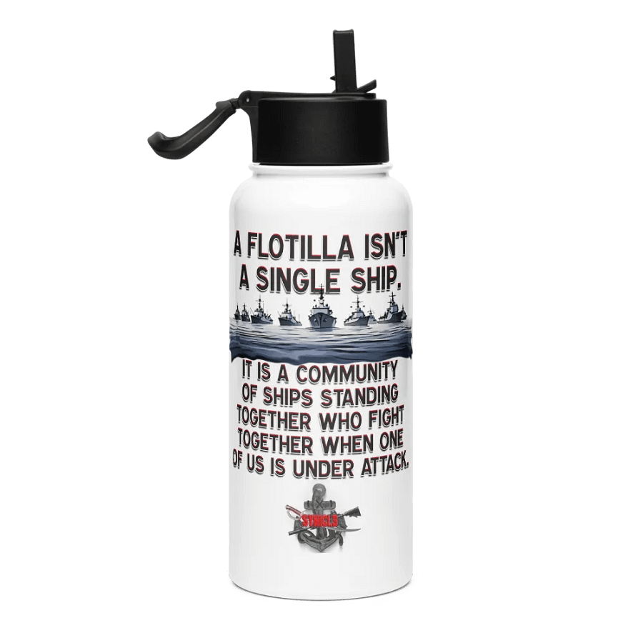 A Flotilla - Bottle w/Straw product image (4)