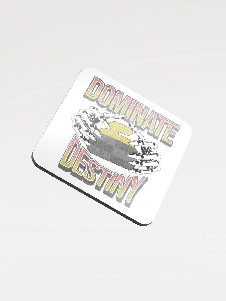 Dominate Destiny Curling Cork Coaster product image (2)