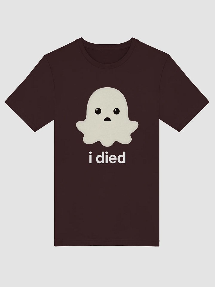 Sad Ghost Simple Tee - Dark Color product image (9)