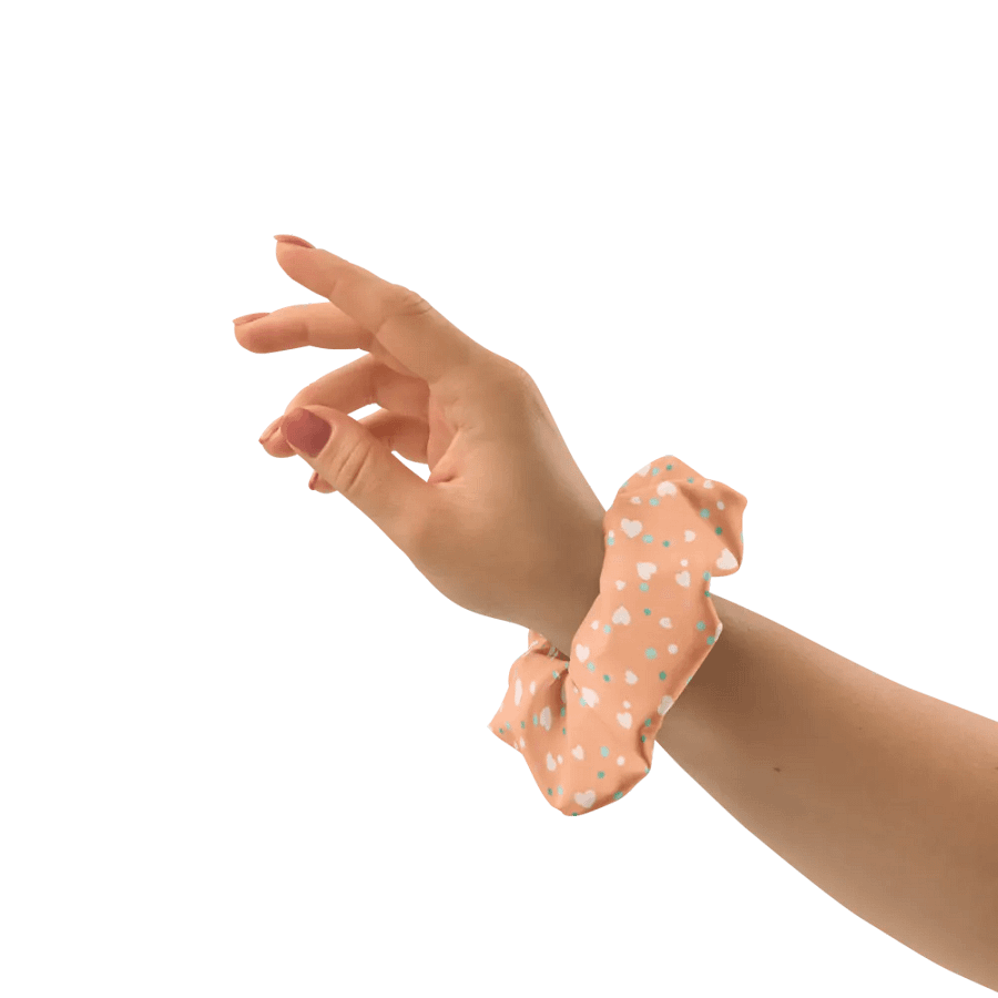 Simply Peachy Hearts and Dots Scrunchie product image (3)