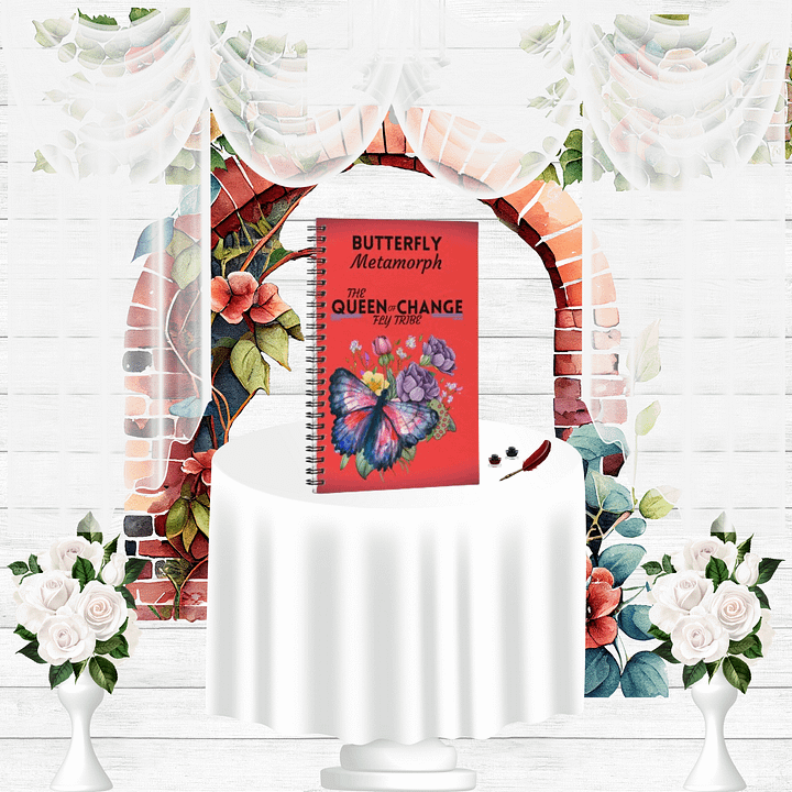 Butterfly Metamorph Blooms Spiral Notebook product image (1)