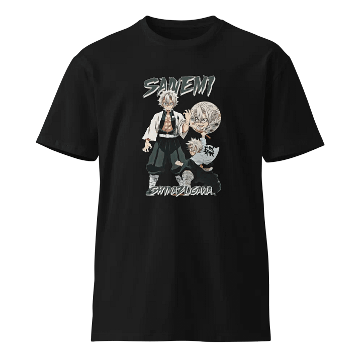 Sanemi Shinazugawa Three-Pose Anime T-Shirt product image (1)