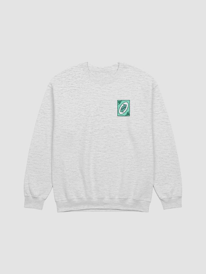 uno reverse crewneck - teal product image (17)