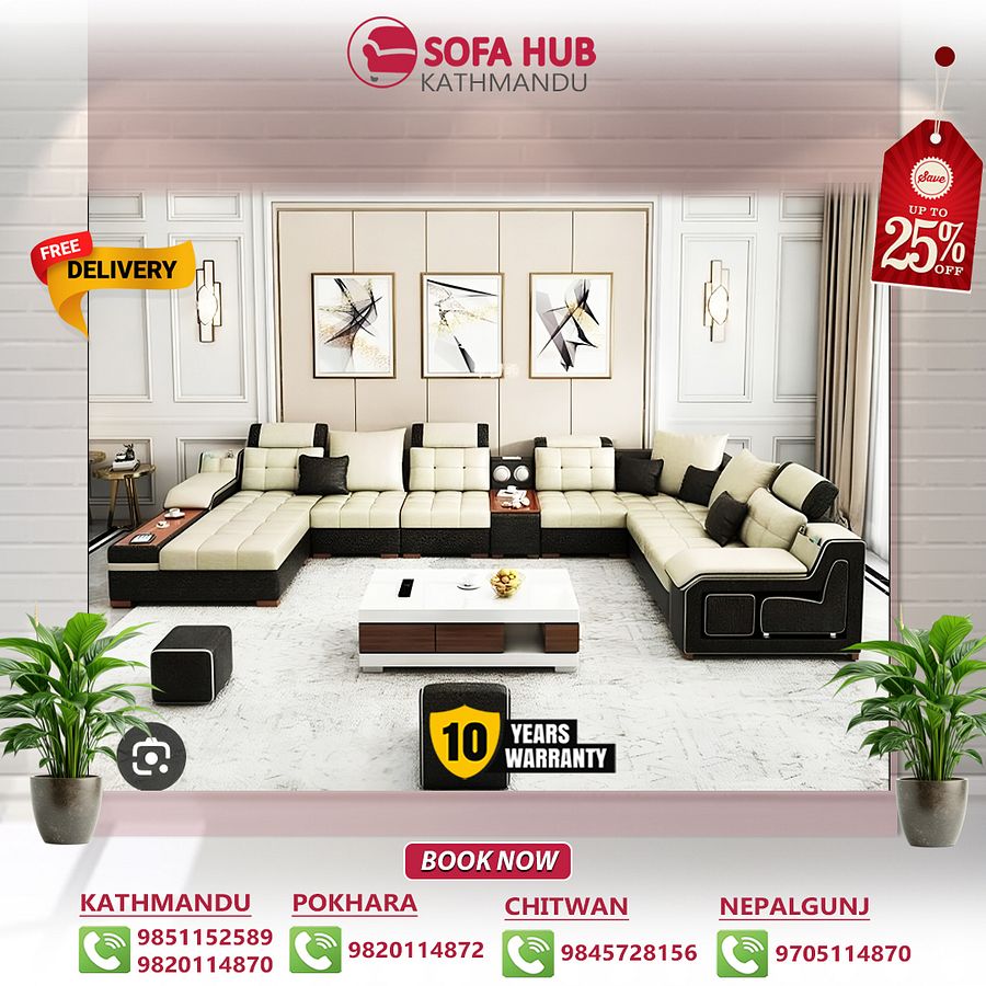 Modern Design Luxury U-Sofa product image (2)
