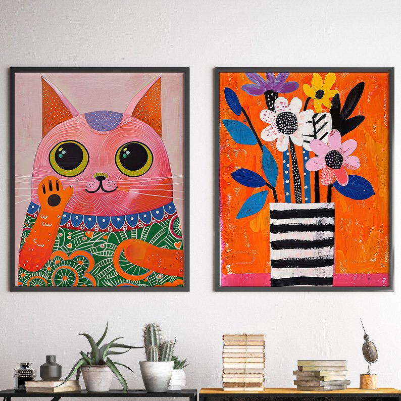 Colorful Maximalist DIGITAL Print Set of 6 product image (5)