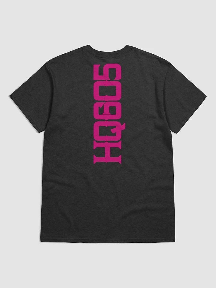 HQ605 Pink Logo Black T-Shirt product image (2)