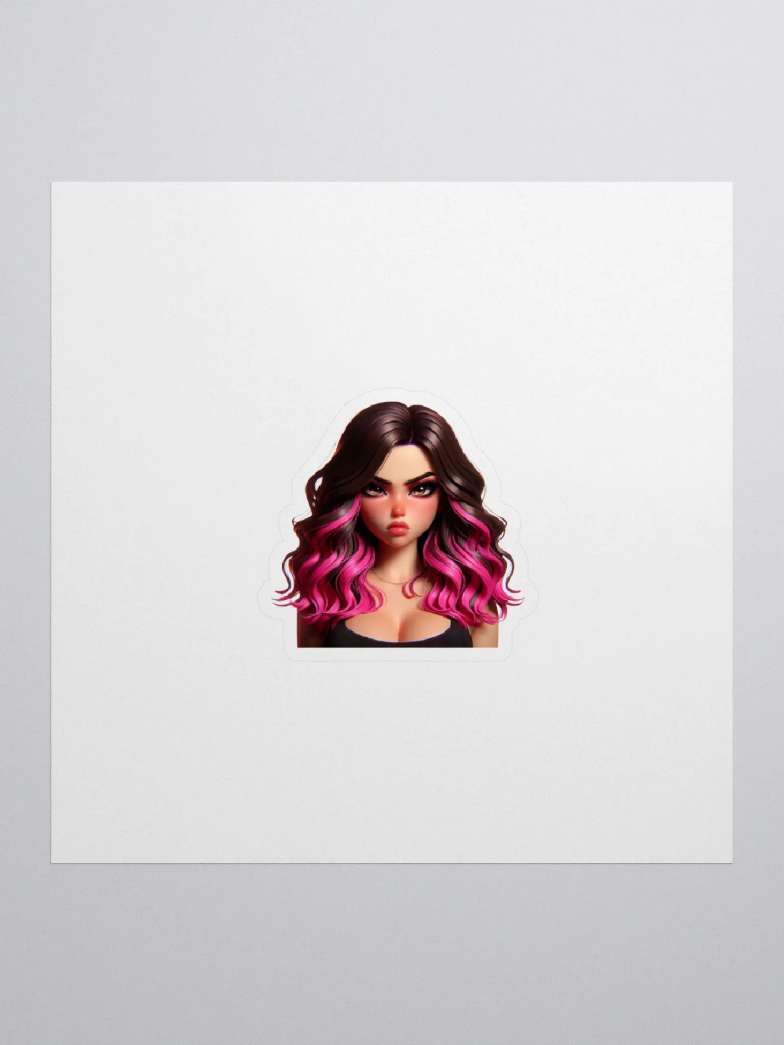 Angry Girl sticker product image (2)