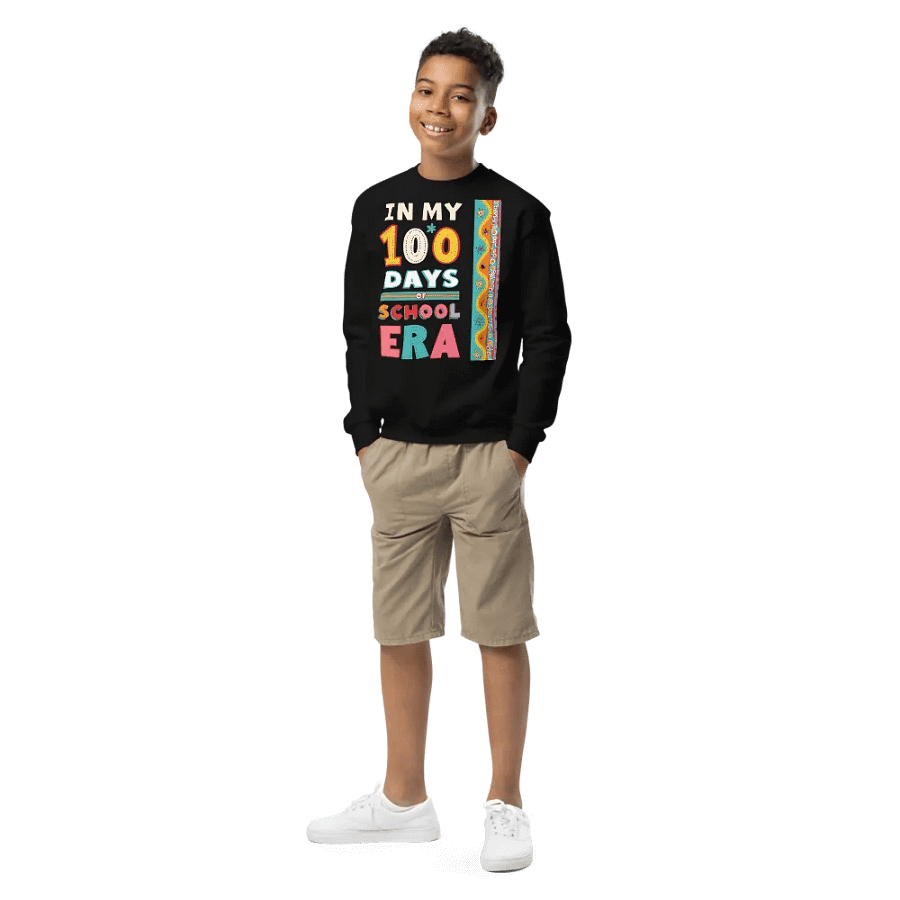 In My 100 Days of School Era Youth Sweatshirt product image (1)