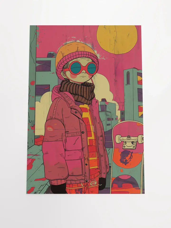 Urban Winter Vibes Pop Art Poster product image (2)