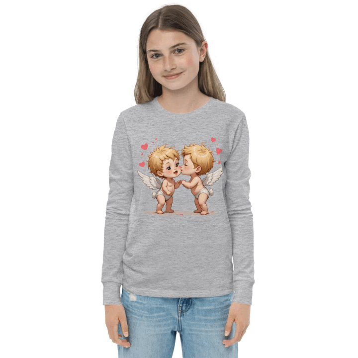 Cherub Kiss Youth Long Sleeve T-Shirt product image (4)