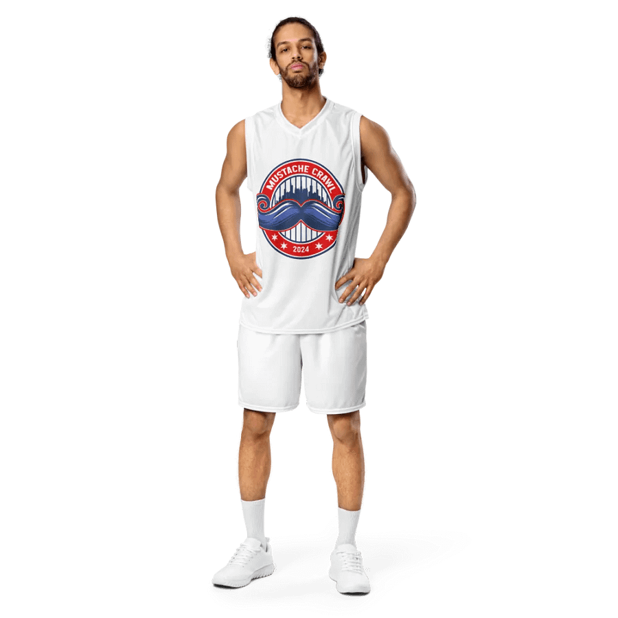 2024 Mustache Crawl Basketball Jersey product image (3)