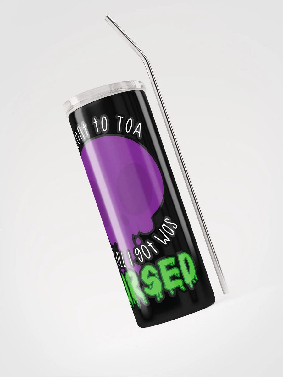 All I Got Was Cursed - Demon Hunter - Tumbler w/Straw product image (3)