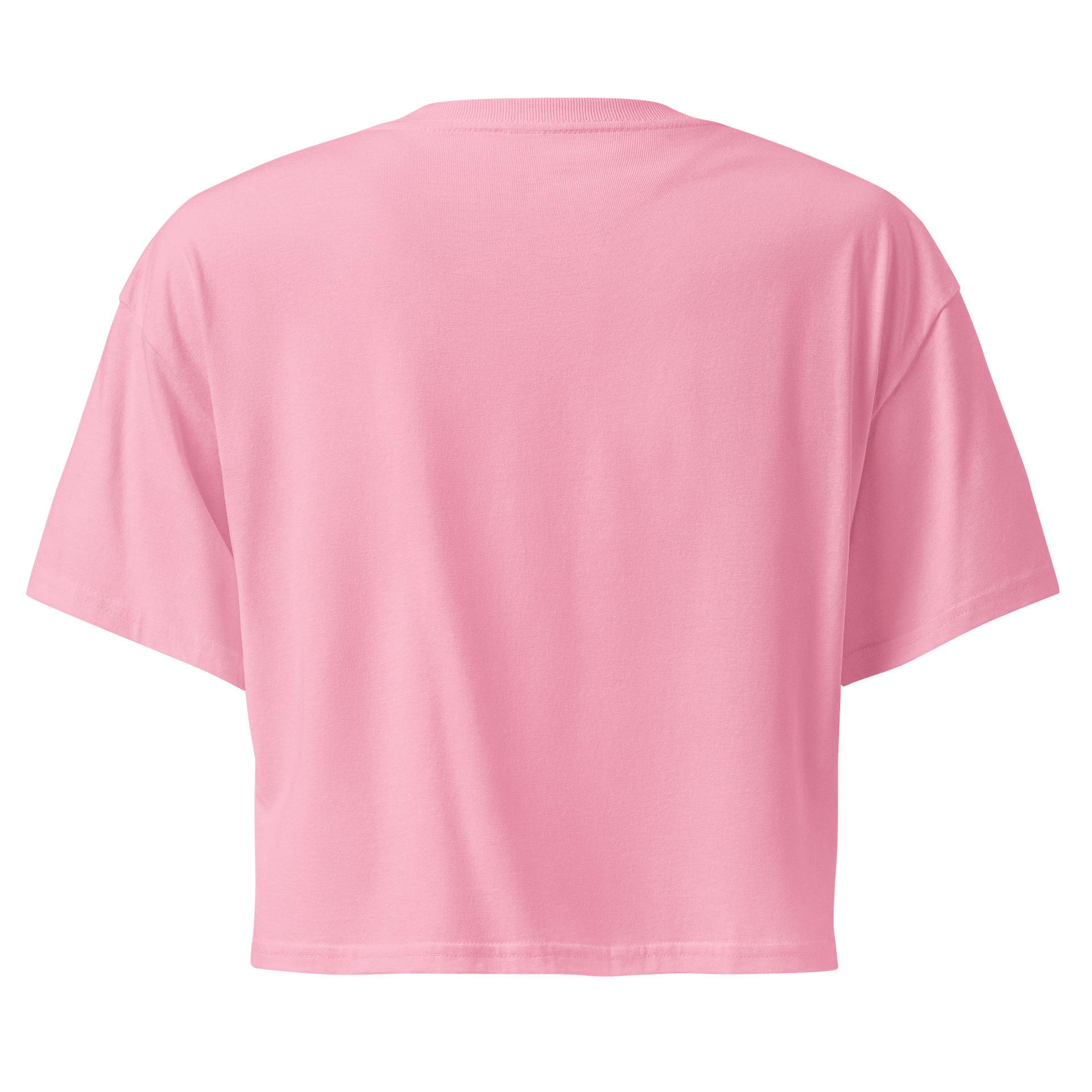 HYPERVERBAL bubble (maroon) croped cotton tee product image (4)