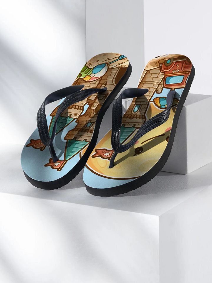 Sand Castle Scene Flip Flops product image (2)