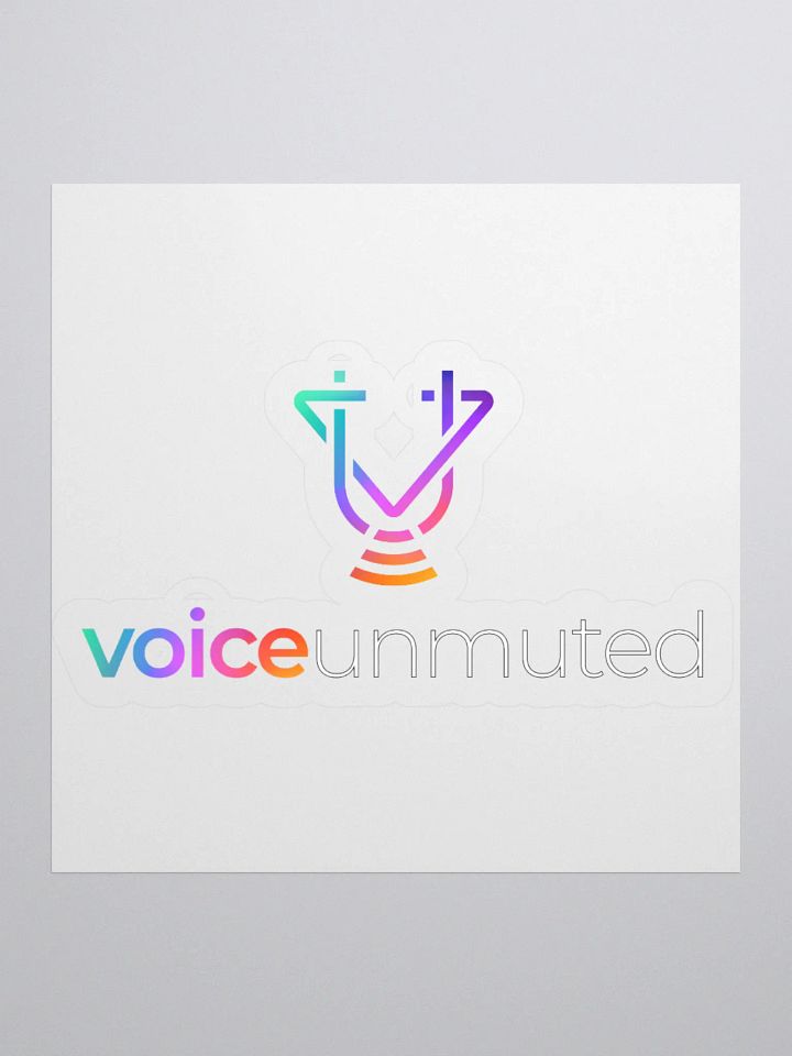PRIDE VoiceuLogo Stackk Sticker product image (1)