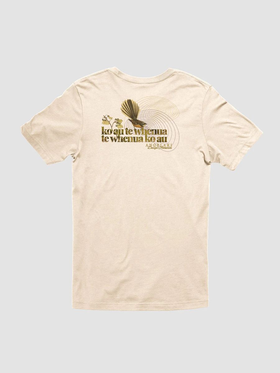 Unisex Fantail-Piwakawaka and Ngaio Flowers - ko au te whenua Decolonisation Aotearoa Tee product image (7)